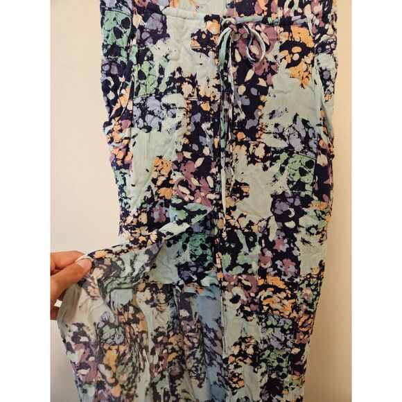 BCBGMaxAzria Light Blue Taren Chiffon Fairy Floral Cutout Maxi Dress, Size XS - Picture 8 of 8